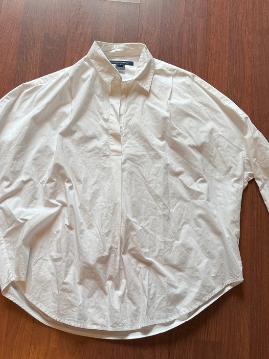 French Connection Tops - French Connection Collared Popover Blouse -sz. small -EUC